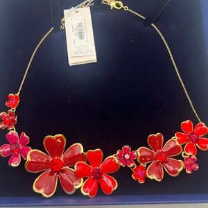 Kate Spade Blushing Blooms Statement Necklace
